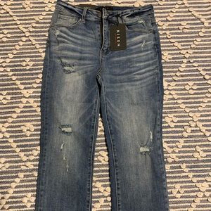 Risen Vintage wash straight leg jeans - from Social Threads